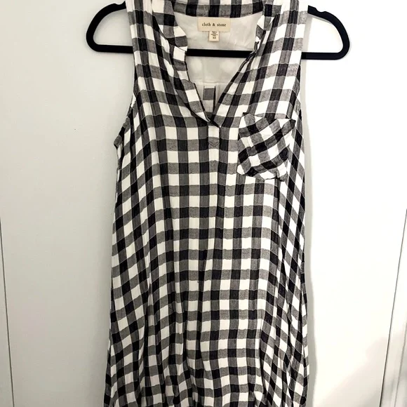CLOTH & STONE - Gingham Dress - Picture 1 of 3